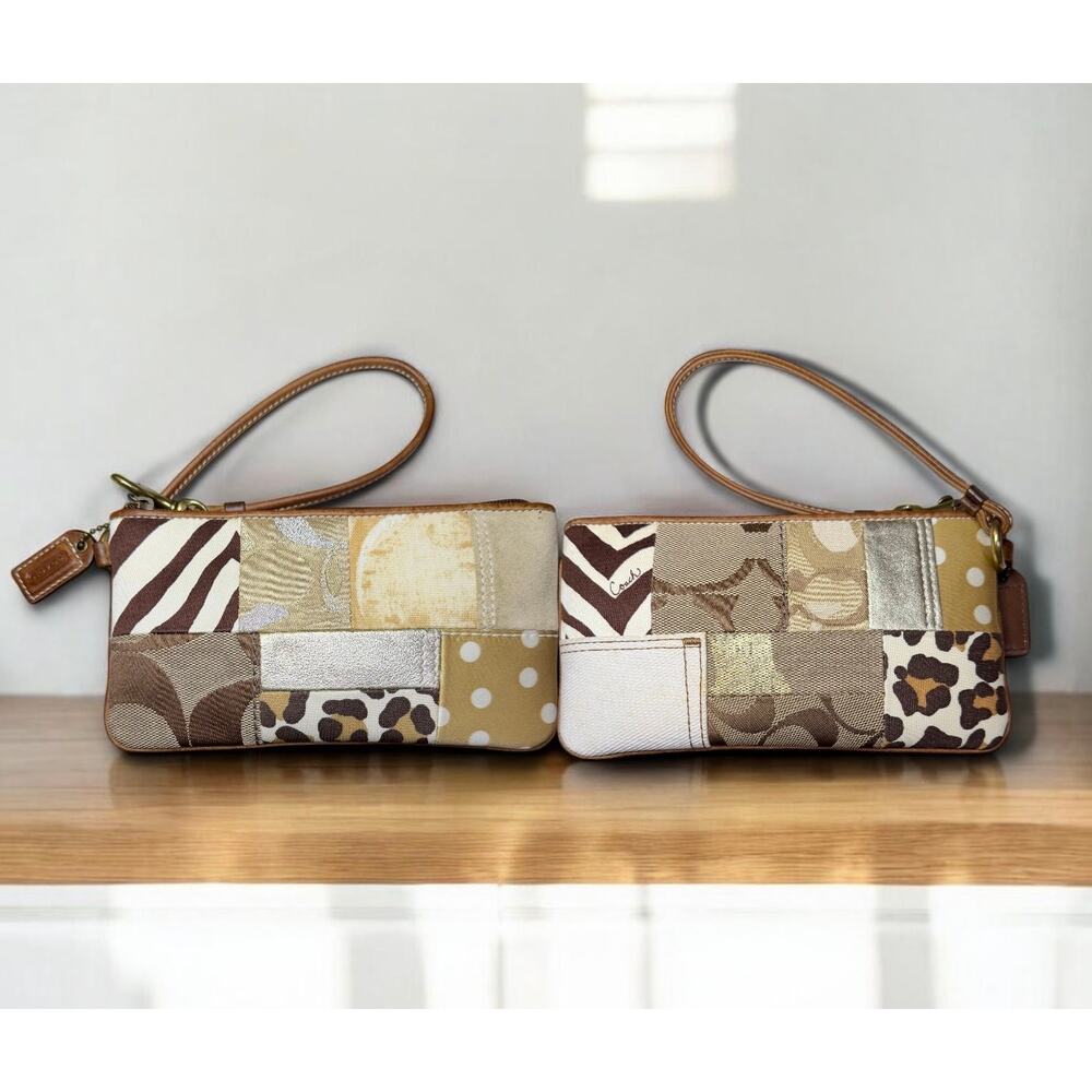 Y2K Coach 10810 Signature Patchwork Ergo Tote & 40529 Wristlet - Picture 6 of 14